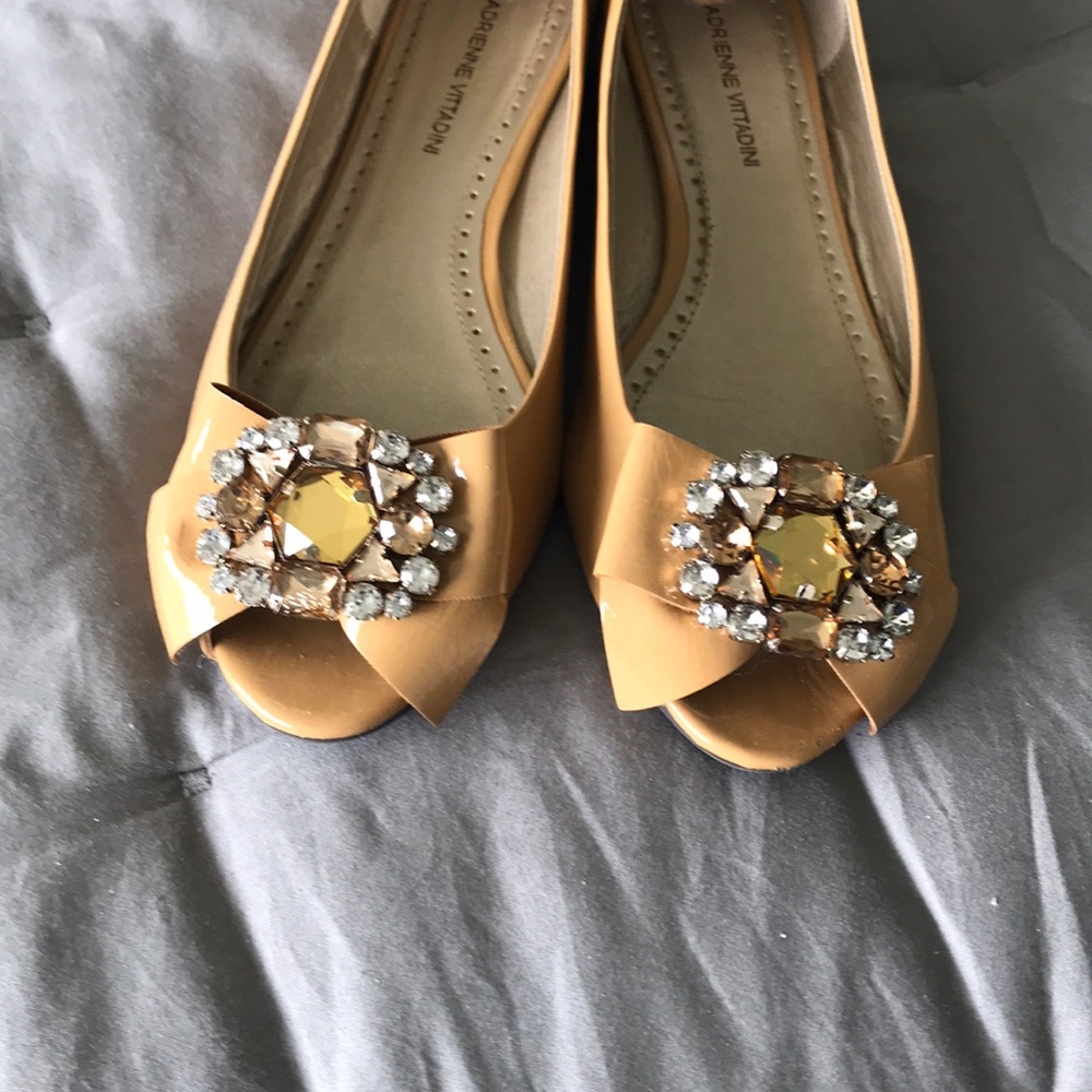 Adrienne Vittadini jeweled flat